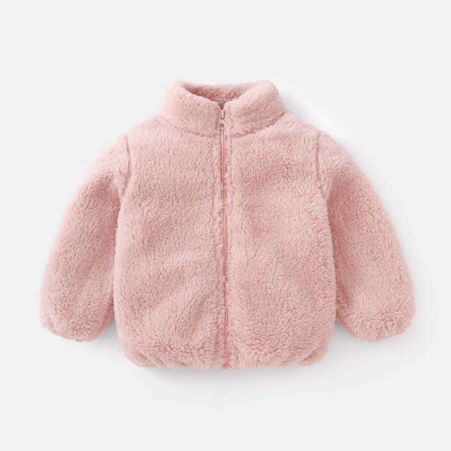 Yours Clothing Summer Jackets - Fashion Children Boys Solid Color Plush