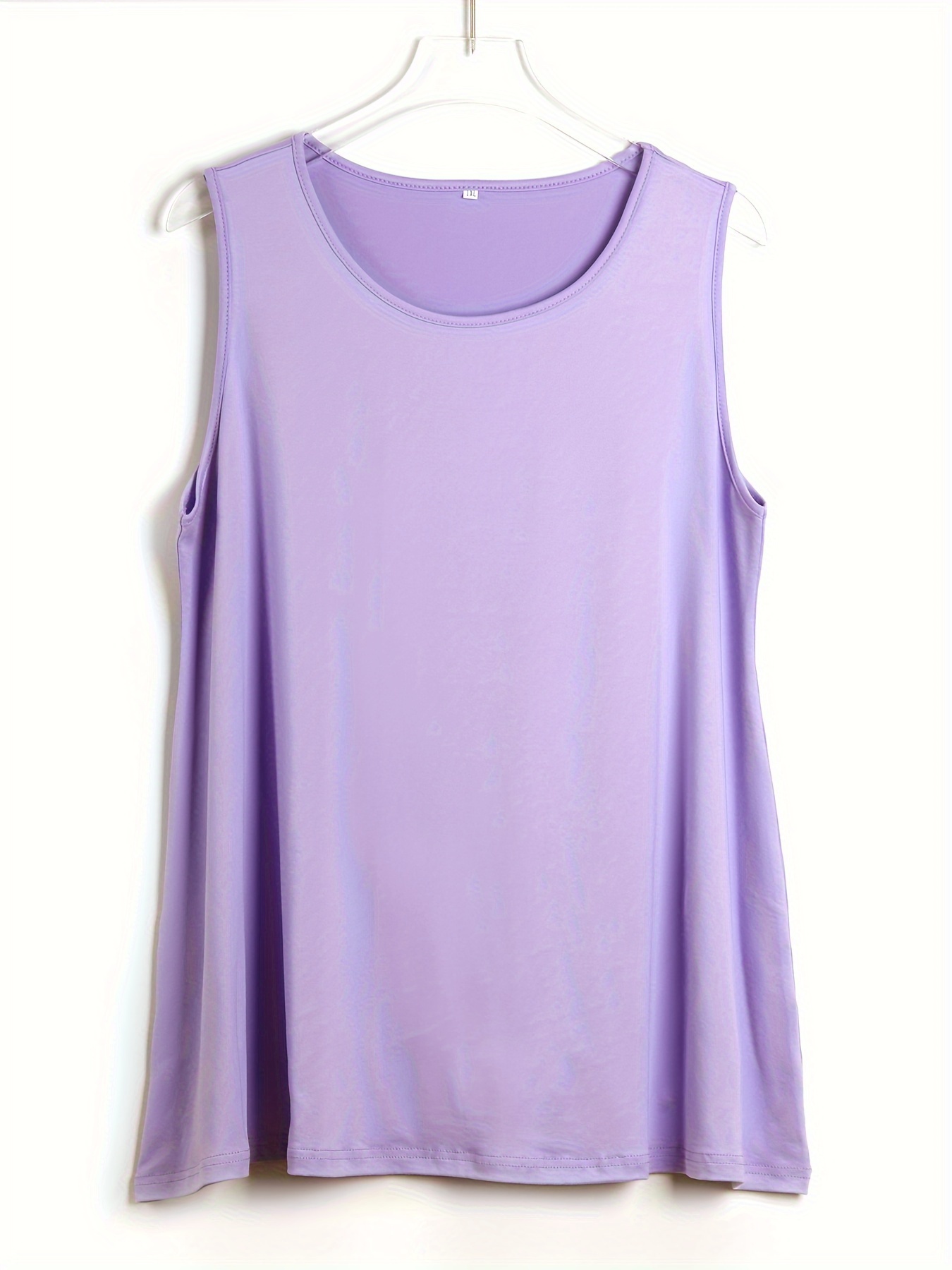 Plus Size Simple Solid Tank To - đánh giá và giá Summer Clothing Plus