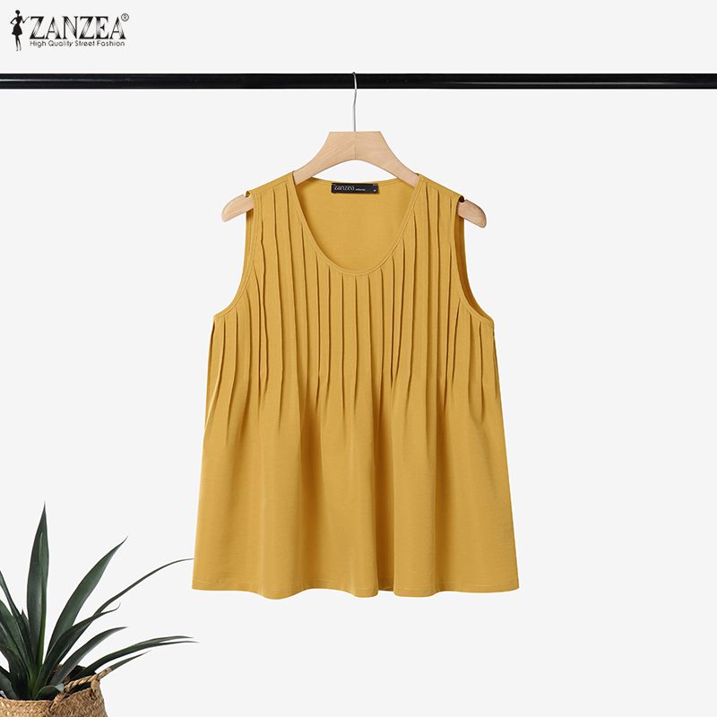 ZANZEA Plus Size 5XL Woman Pin - đánh giá và giá Summer Clothing Plus