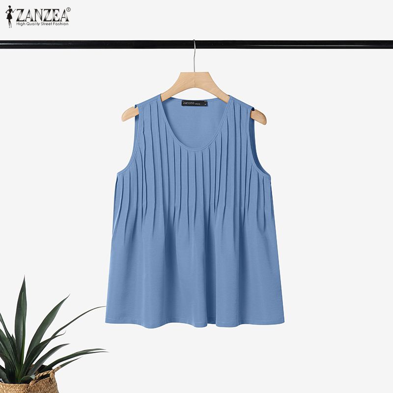 ZANZEA Plus Size 5XL Woman Pin - đánh giá và giá Summer Clothing Plus