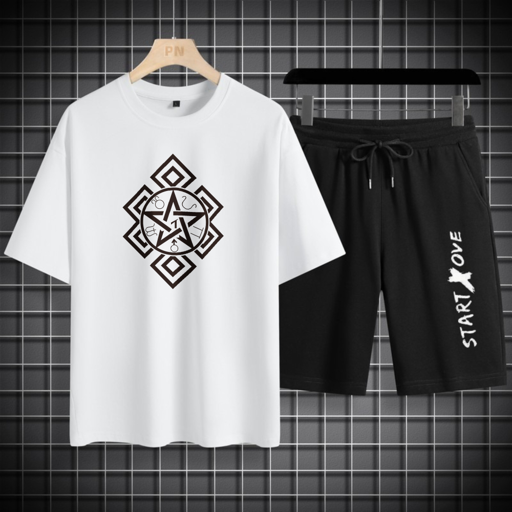 1pcs Men's t-shirt Sets 2026 S - đánh giá và giá Summer Clothing Drip