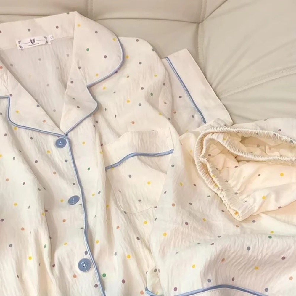 Print Polka Dot Women Pajamas  - đánh giá và giá Summer House Clothing