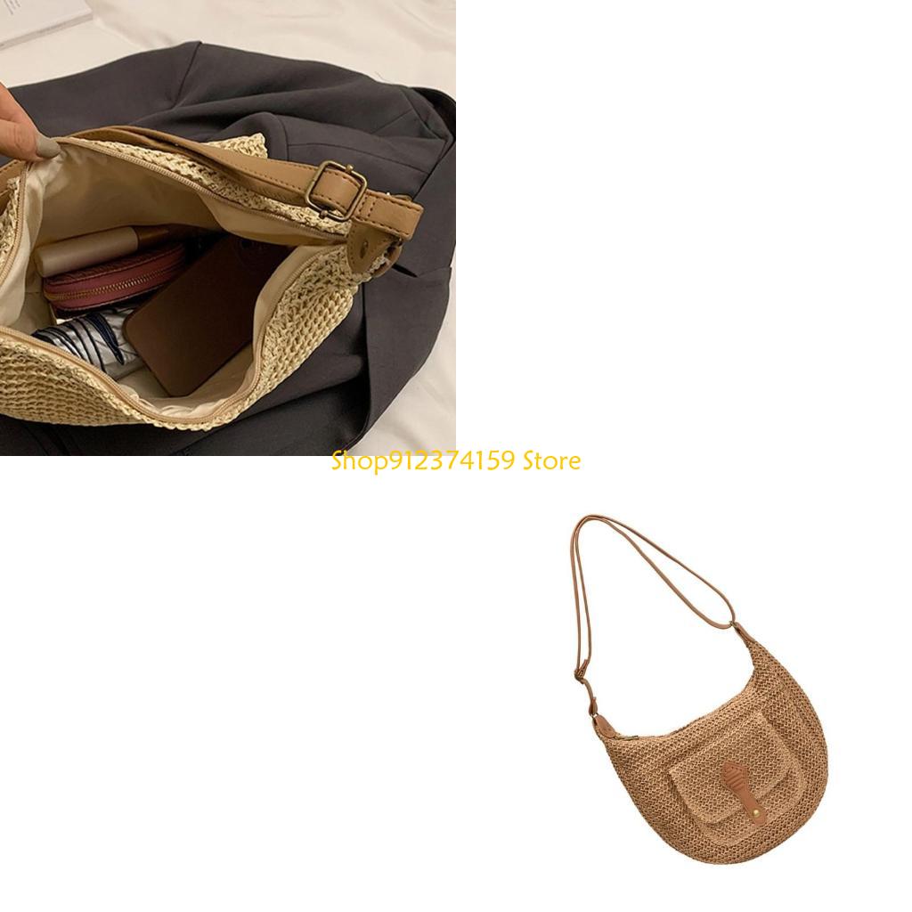 G5AE Túi đeo vai nữ đi biển Tú - đánh giá và giá Beach Bag Straw