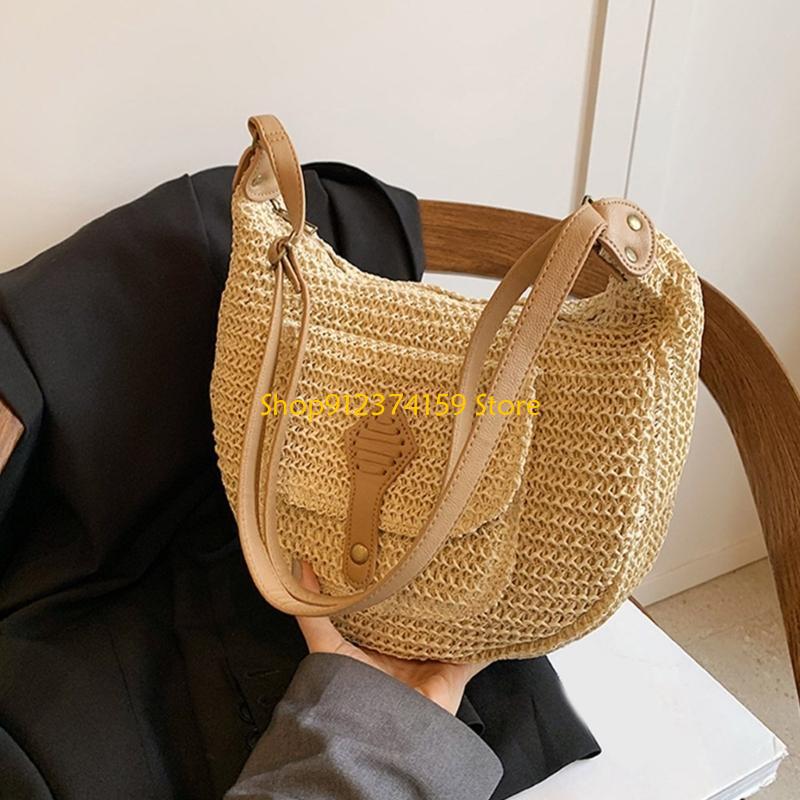 G5AE Túi đeo vai nữ đi biển Tú - đánh giá và giá Beach Bag Straw