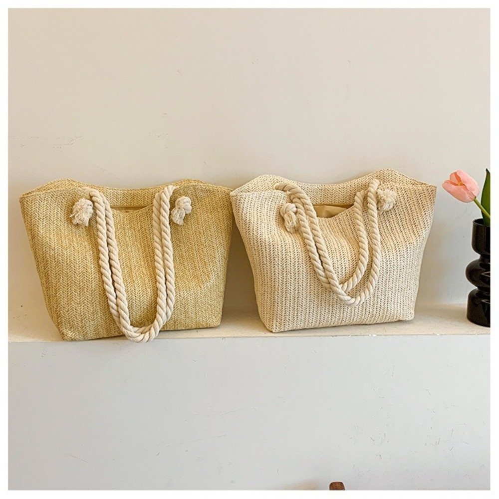 New Summer Beach Tote Bag Larg - đánh giá và giá Beach Bag Straw