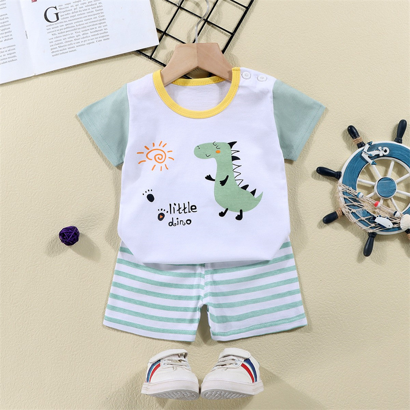 Cotton Tees+Shorts 2-piece Tra - đánh giá và giá Summer Clothing Toddler