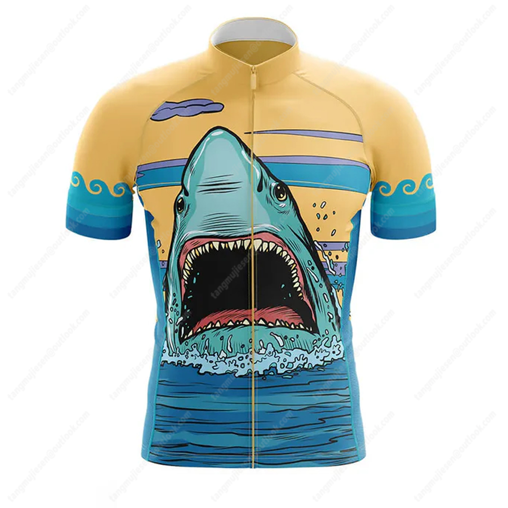 Shark Cycling Team Clothes Mtb - đánh giá và giá Summer Jumper Clothing