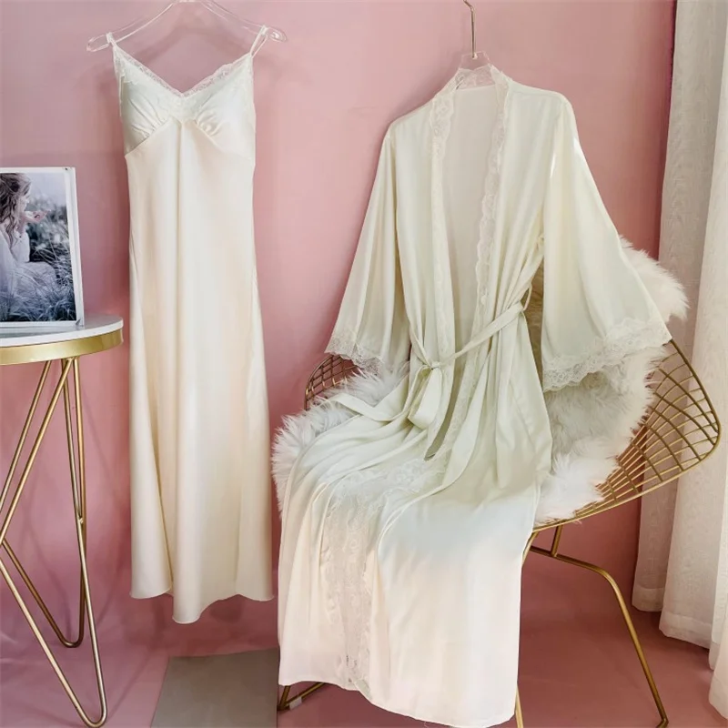 Nữ Mới Dài Áo Dây Váy Ngủ Bộ R - đánh giá và giá Summer House Clothing