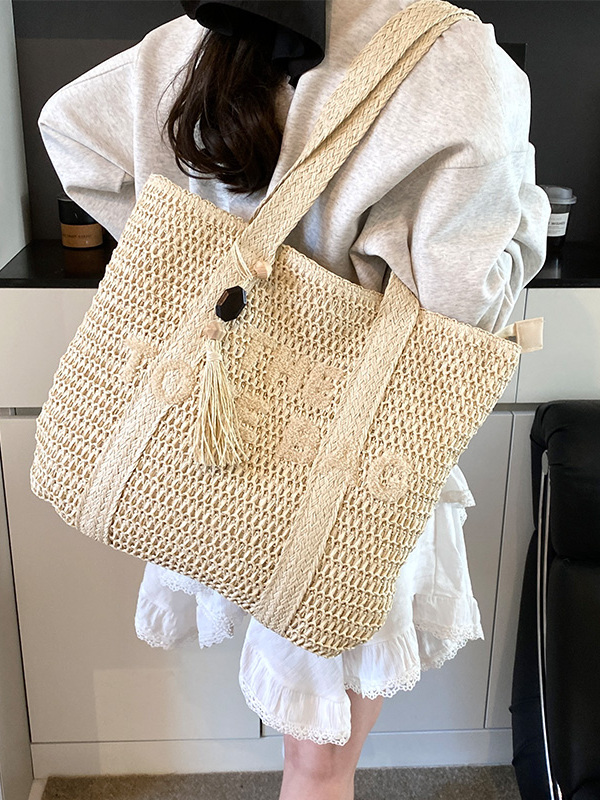 Summer Beach Travel Large Capa - đánh giá và giá Beach Bag Straw