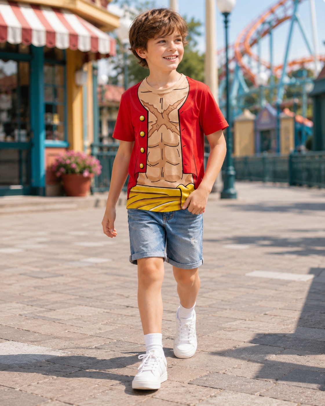 Hot Sale New Anime One Piece L - đánh giá và giá Summer Clothing Kids Sale