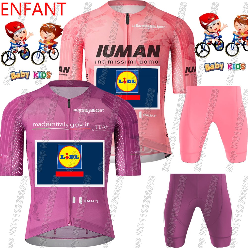 2025 Kids Lidl Team Tour De It - đánh giá và giá Summer Clothing Kids Sale