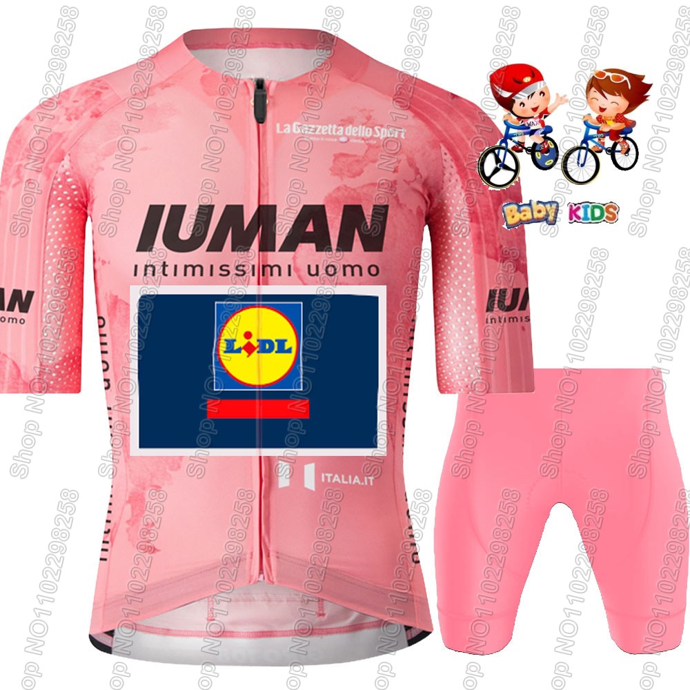 2025 Kids Lidl Team Tour De It - đánh giá và giá Summer Clothing Kids Sale