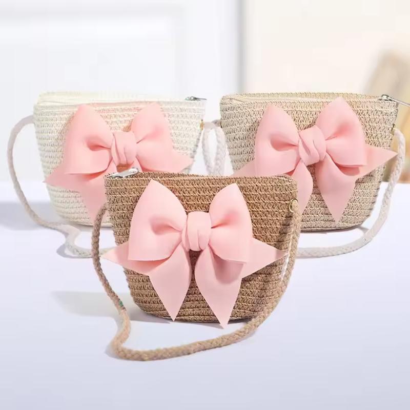 Baby Girls Woven Straw Shoulde - đánh giá và giá Beach Bag Straw