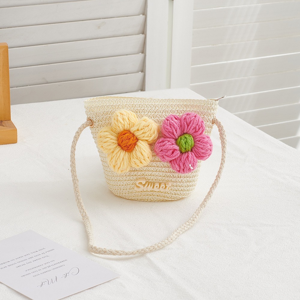 New Zipper Straw Bag Flower Pr - đánh giá và giá Beach Bag Straw