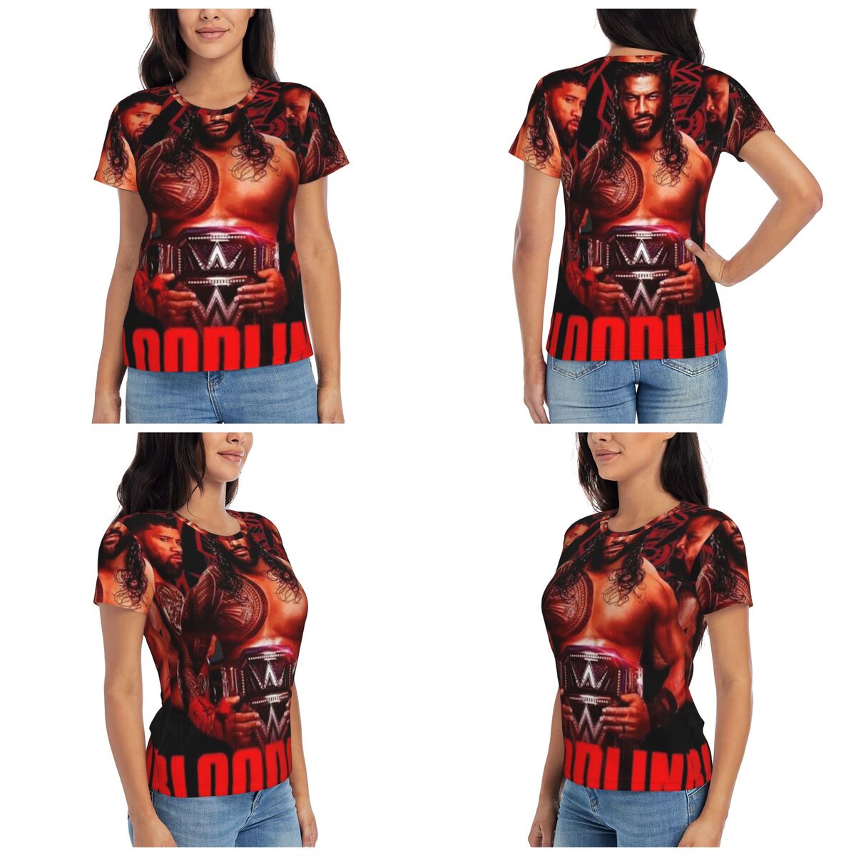 Wrestler Roman Reigns Wrestlin - đánh giá và giá Summer Reign Clothing